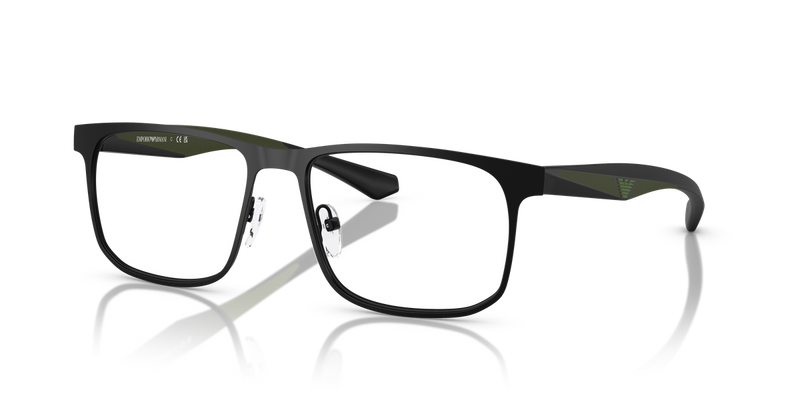 Emporio Armani EA1163 in Matte Black - Front View