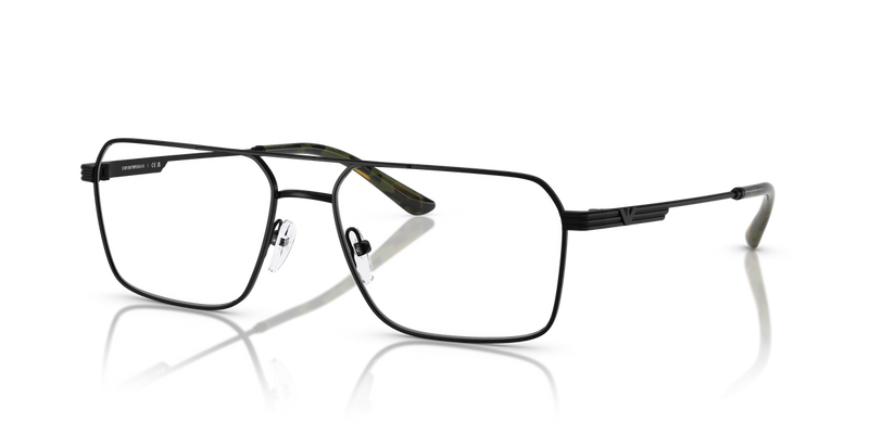 Emporio Armani EA1166 in Matte Black - Front View