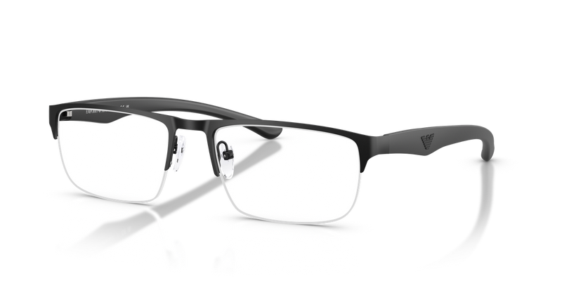 Emporio Armani EA1189 in Matte Black - Front View