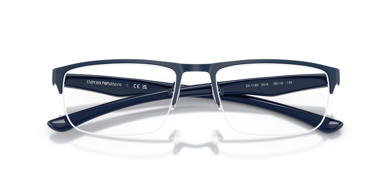 Emporio Armani EA1189 in Matte Blue - Alternate View