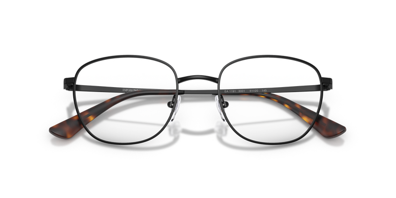 Emporio Armani EA1191 in Matte Black - Side View