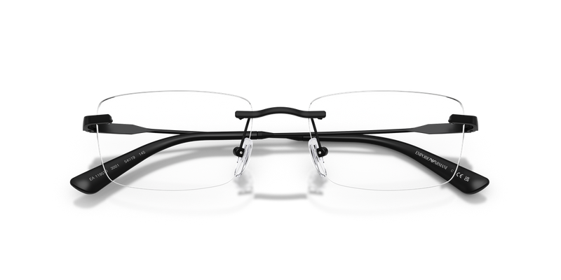 Emporio Armani EA1195TD in Matte Black - Side View
