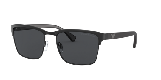 Emporio Armani EA2087 - Matte Black / Grey (301487)