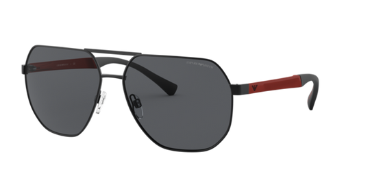Emporio Armani EA2099D - Matte Black / Grey (333087)