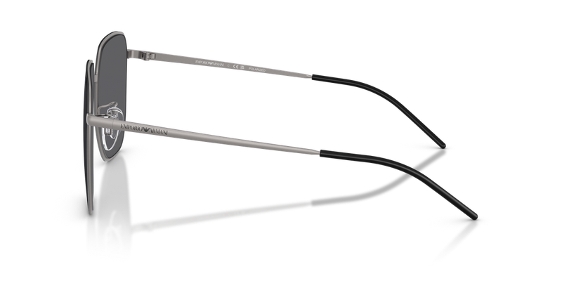 Emporio Armani EA2135D in Matte Gunmetal / Polarized Grey (300381) - Back View