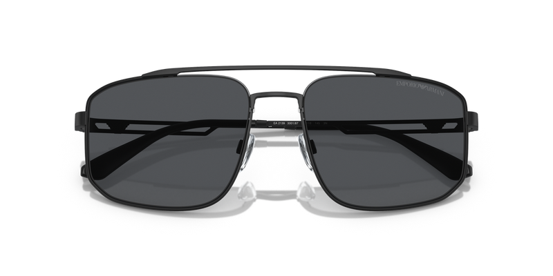 Emporio Armani EA2139 in Matte Black / Dark Grey (300187) - Side View