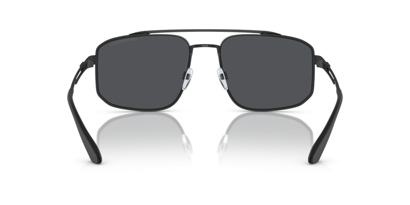 Emporio Armani EA2139 in Matte Black / Dark Grey (300187) - Temple Detail