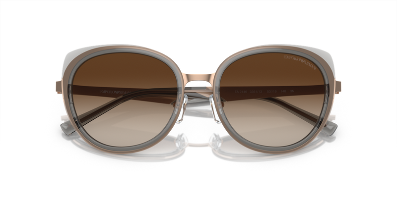 Emporio Armani EA2146 in Shiny Rose Gold - Side View
