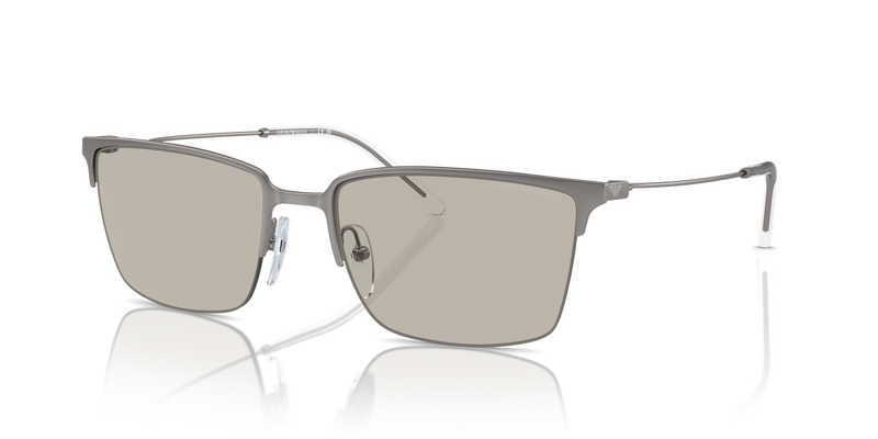 Emporio Armani EA2155 in Matte Gunmetal / Light Brown (3003/3) - Alternate View