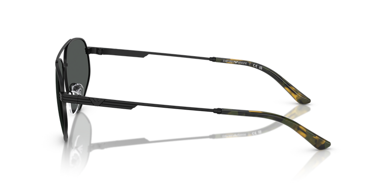 Emporio Armani EA2156 in Matte Black / Dark Grey (300187) - Back View