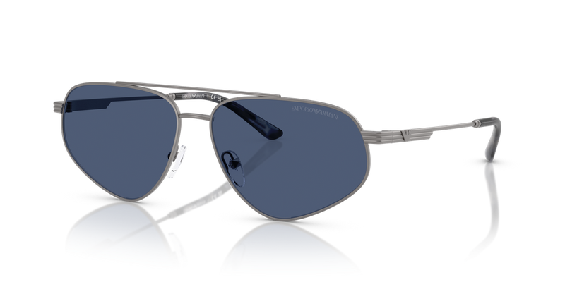 Emporio Armani EA2156 in Matte Gunmetal / Dark Blue (300380) - Alternate View