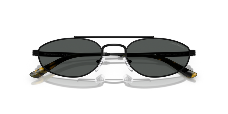 Emporio Armani EA2157 in Matte Black / Dark Grey (300187) - Side View