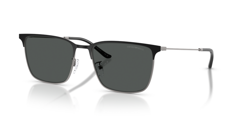 Emporio Armani EA2164D in Matte Gunmetal/Black / Dark Grey (300187) - Front View