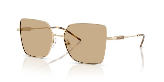 Emporio Armani EA2179 - Shiny Pale Gold / Dark Brown (301373)