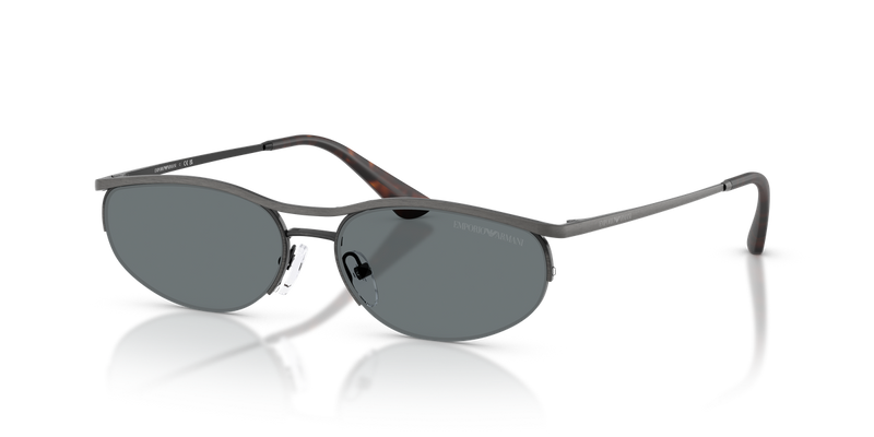Emporio Armani EA2180 in Matte Anticate Silver - Front View