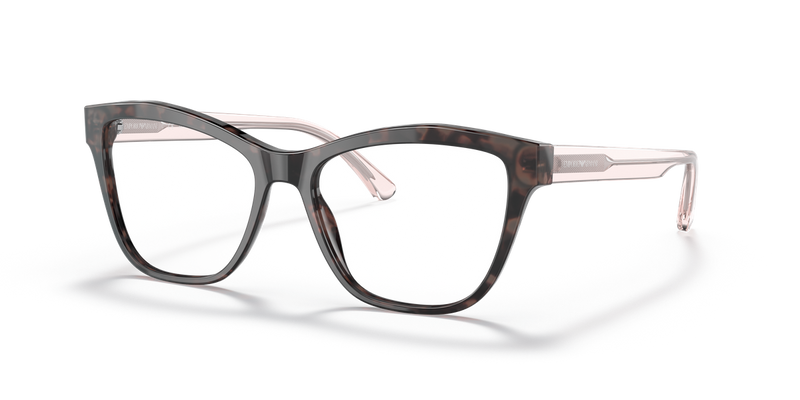 Emporio Armani EA3193 in Shiny Pink Havana / Demo Lens (5410) - Alternate View