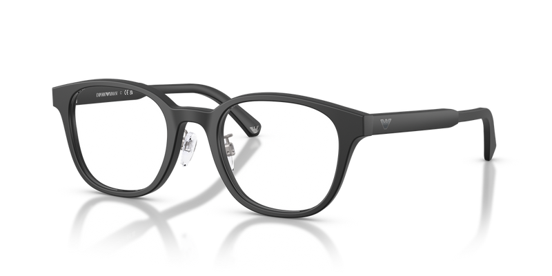 Emporio Armani EA3216D in Matte Black / Demo Lens (5001) - Front View
