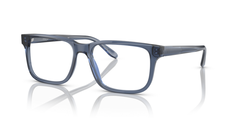 Emporio Armani EA3218 in Shiny Transparent Blue / Demo Lens (5072) - Alternate View