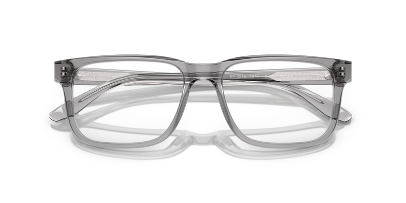 Emporio Armani EA3218 in Shiny Transparent Grey / Demo Lens (5075) - Alternate View