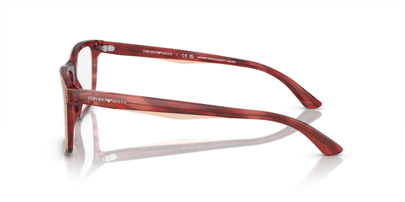 Emporio Armani EA3227 in Shiny Bordeaux/Top Smoke - Alternate View