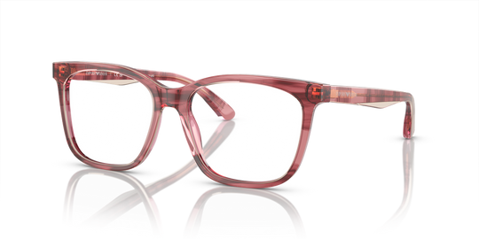 Emporio Armani EA3228 - Shiny Bordeaux/Top Light Brown / Demo Lens (6057)