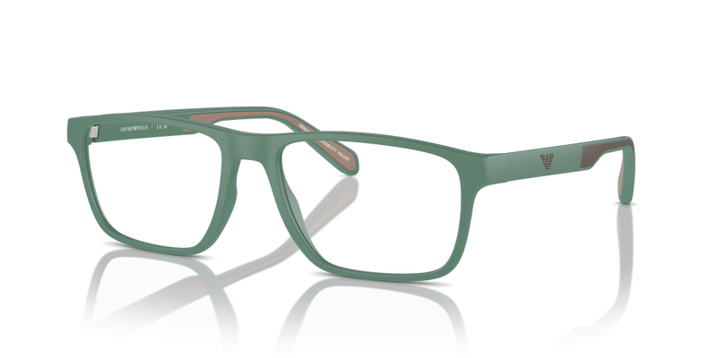 Emporio Armani EA3233 in Matte Alpine Green / Demo Lens (6102) - Alternate View