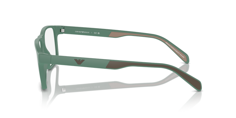 Emporio Armani EA3233 in Matte Alpine Green / Demo Lens (6102) - Alternate View