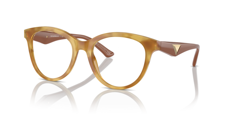 Emporio Armani EA3236 in Shiny Light Havana / Demo Lens (6115) - Alternate View