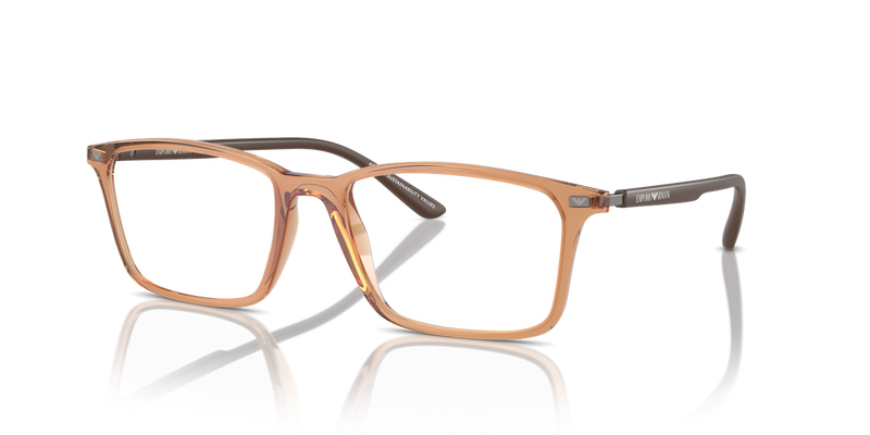 Emporio Armani EA3237 in Shiny Transparent Brown - Alternate View