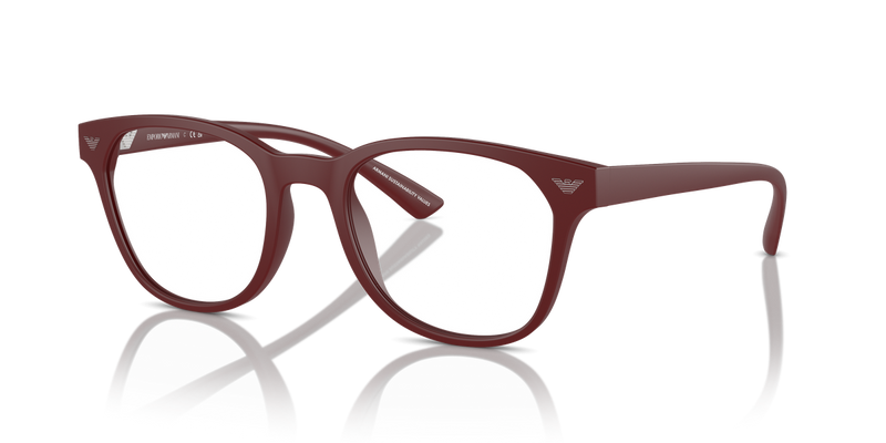 Emporio Armani EA3240U in Matte Bordeaux / Demo Lens (6101) - Alternate View