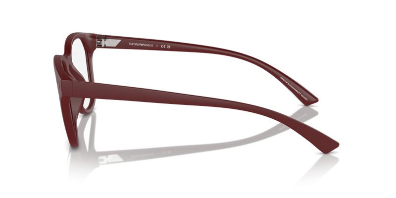 Emporio Armani EA3240U in Matte Bordeaux / Demo Lens (6101) - Alternate View