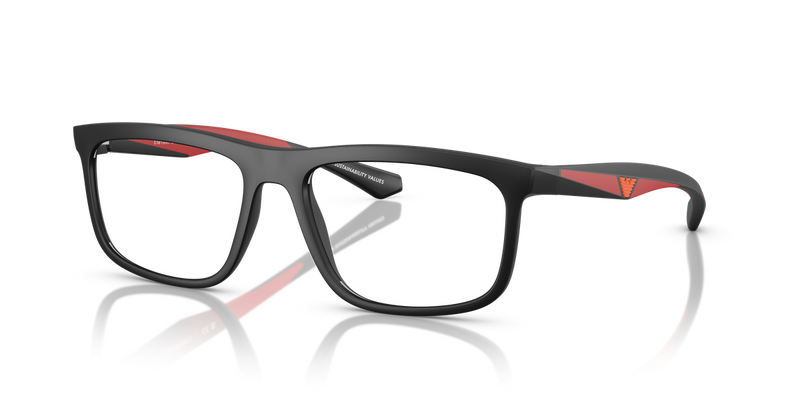 Emporio Armani EA3246 in Matte Black - Alternate View