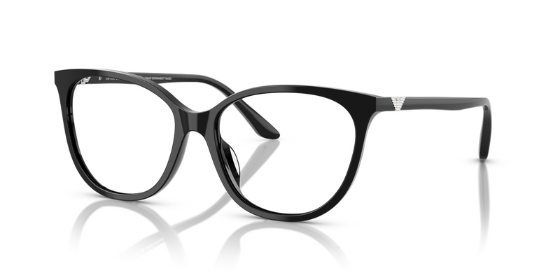 Emporio Armani EA3249U in Shiny Black - Front View