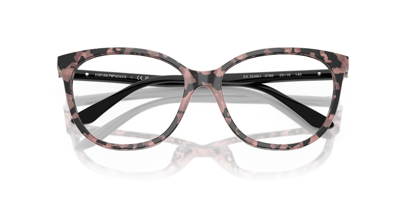 Emporio Armani EA3249U in Shiny Pink Havana - Alternate View