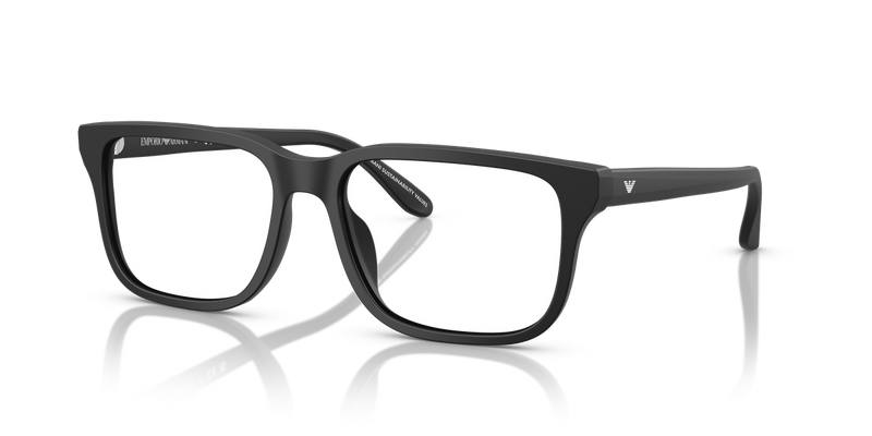 Emporio Armani EA3250U in Matte Black / Demo Lens (5017) - Alternate View