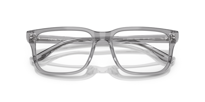 Emporio Armani EA3250U in Shiny Transparent Grey / Demo Lens (6202) - Alternate View