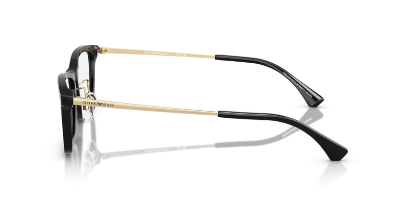 Emporio Armani EA3252D in Shiny Black / Demo Lens (5017) - Alternate View