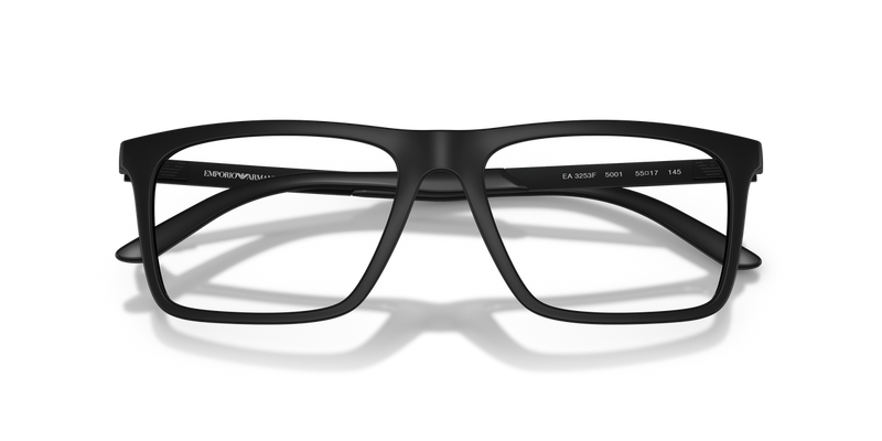 Emporio Armani EA3253F in Matte Black / Demo Lens (5001) - Side View