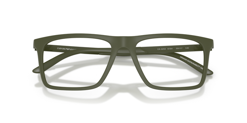 Emporio Armani EA3253 in Matte Green / Demo Lens (6184) - Alternate View