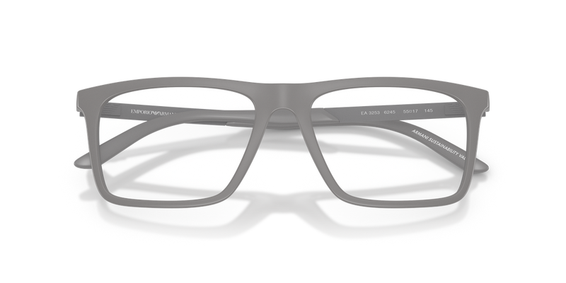 Emporio Armani EA3253 in Matte Grey / Demo Lens (6245) - Alternate View