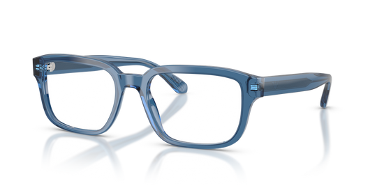 Emporio Armani EA3255F - Shiny Transparent Blue / Demo Lens (6247)