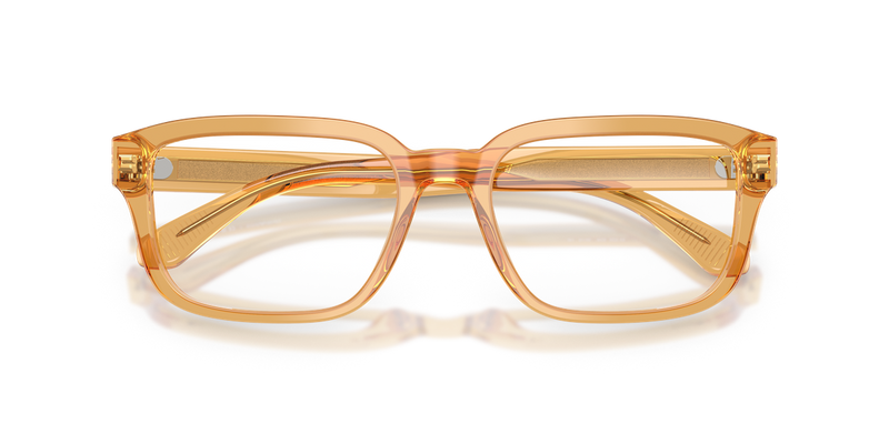 Emporio Armani EA3255 in Shiny Transparent Yellow - Side View