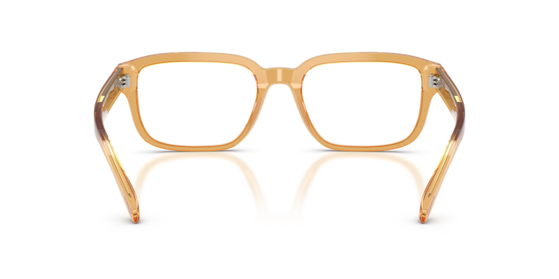 Emporio Armani EA3255 in Shiny Transparent Yellow - Temple Detail