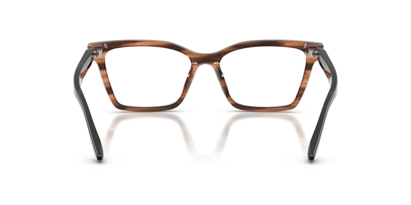 Emporio Armani EA3261U in Shiny Striped Brown - Alternate View