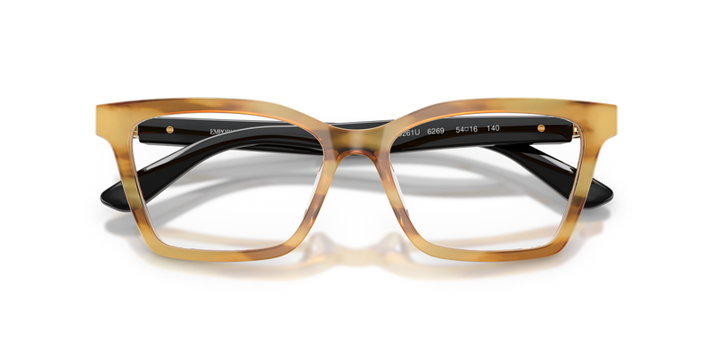 Emporio Armani EA3261U in Shiny Striped Honey - Alternate View