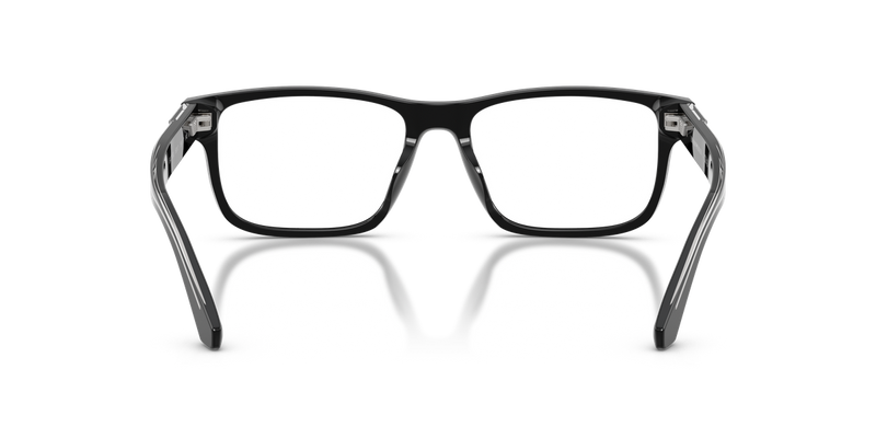 Emporio Armani EA3265U in Shiny Black / Demo Lens (5017) - Temple Detail