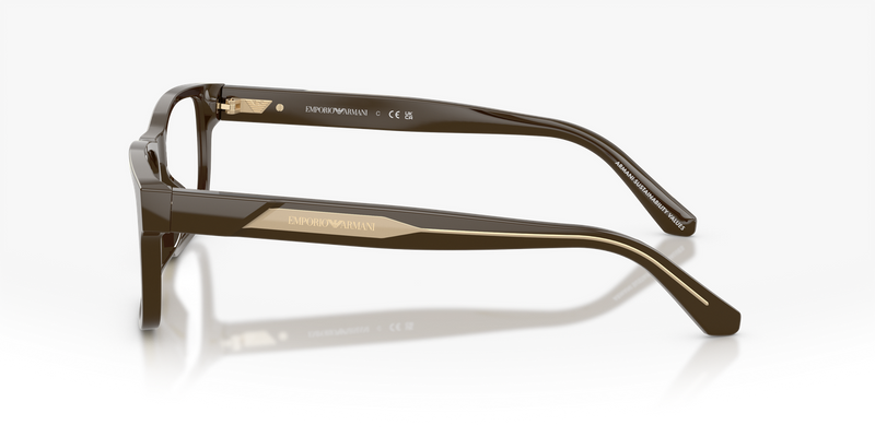 Emporio Armani EA3265U in Shiny Brown / Demo Lens (6307) - Alternate View