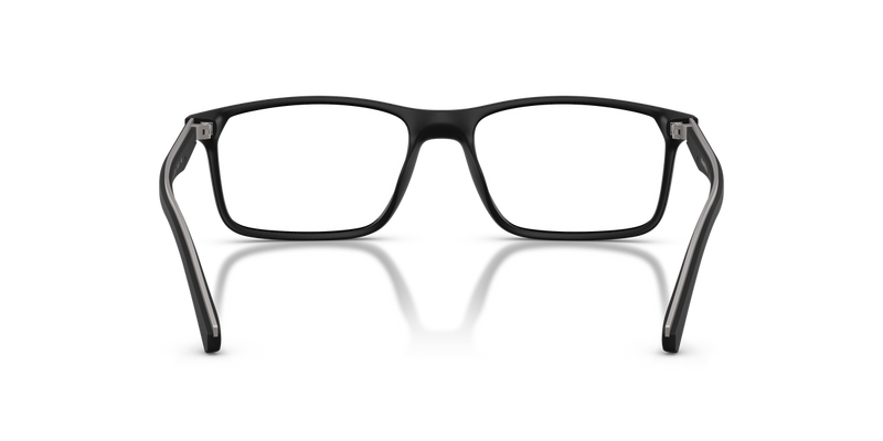 Emporio Armani EA3266U in Matte Black / Demo Lens (5001) - Temple Detail