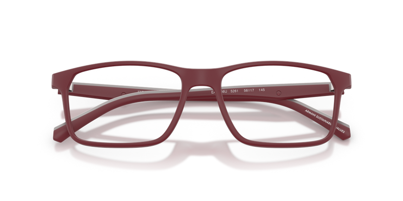 Emporio Armani EA3266U in Matte Bordeaux / Demo Lens (5261) - Alternate View