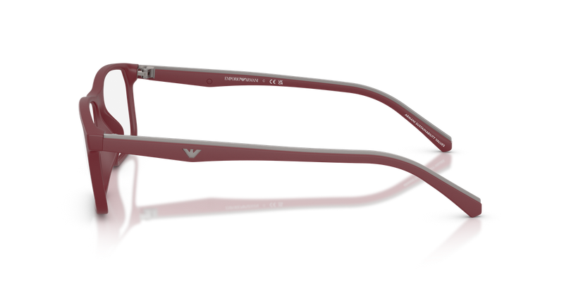 Emporio Armani EA3266U in Matte Bordeaux / Demo Lens (5261) - Alternate View
